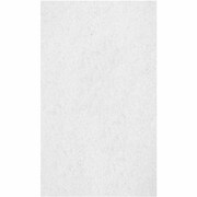 GENUINE JOE Polishing Floor Pad - 14in x 28in - White, 5PK GJOH8066